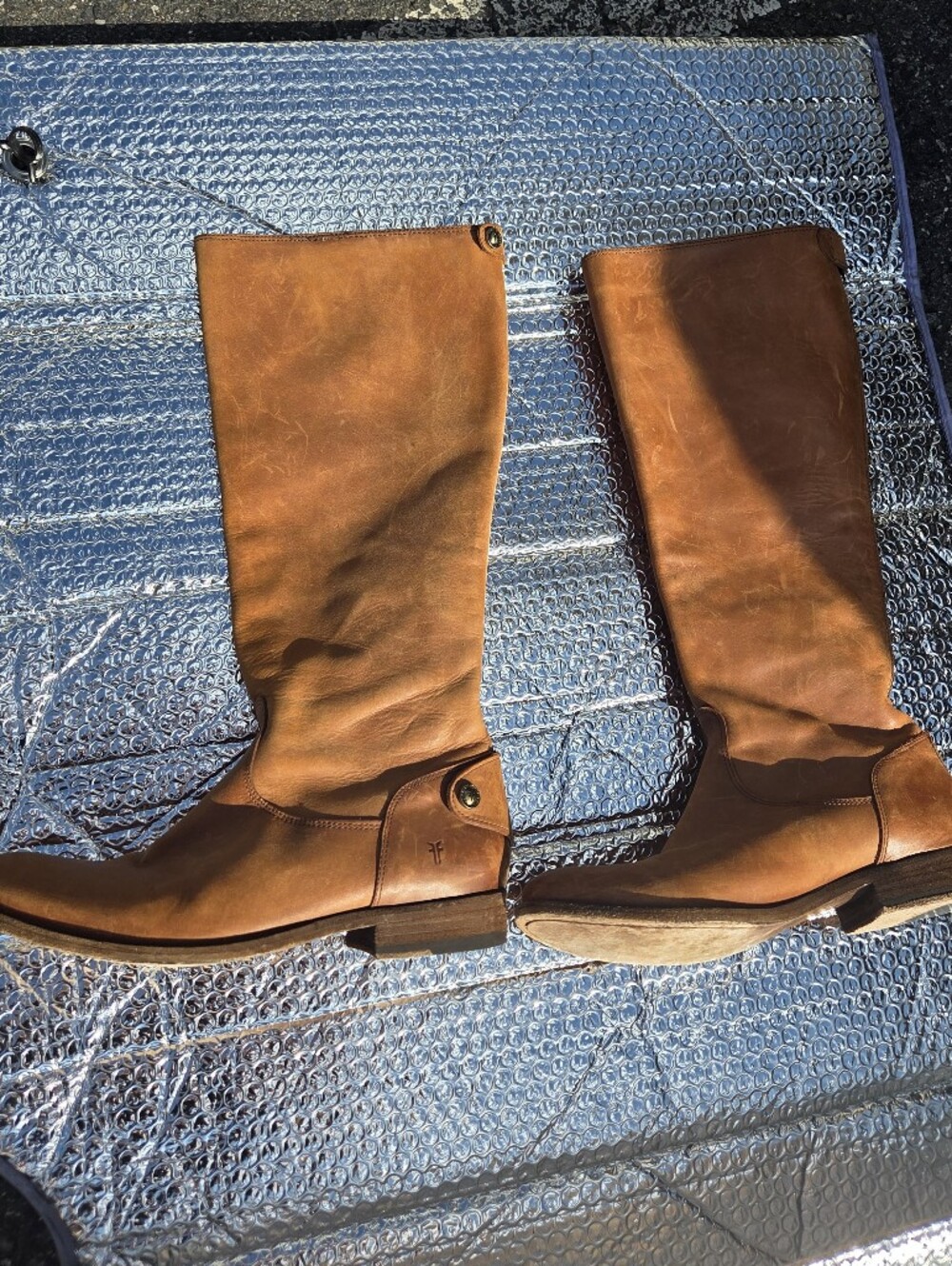 FRYE Melissa Button Back Riding Boots - Picture 7 of 8